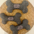 Load image into Gallery viewer, DOGS BEFORE DUDES | Embroidered Dog Bone Toy
