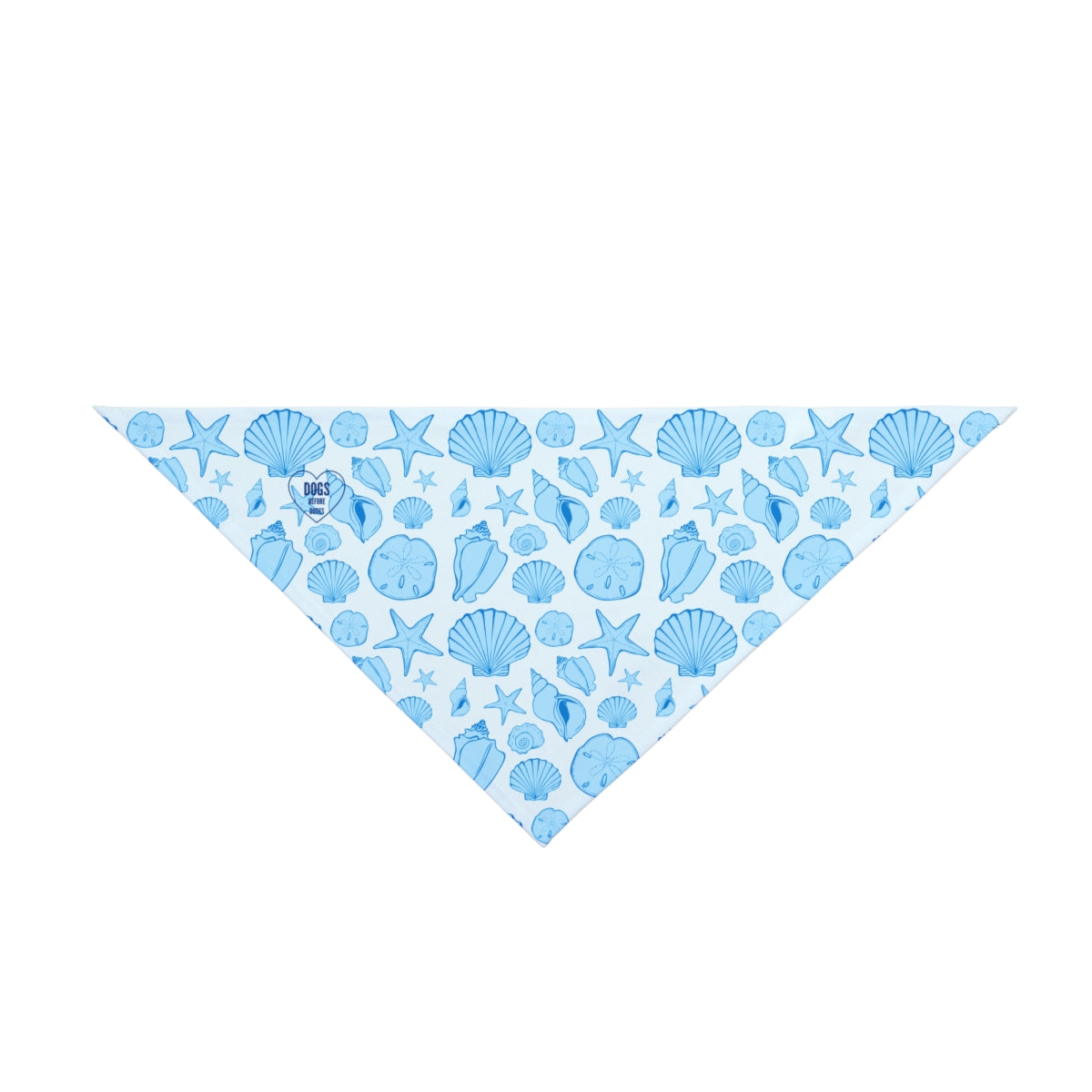 Coastal Blue Seashells | Dog Bandana